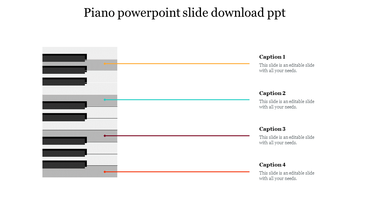 Piano powerpoint slide download ppt 